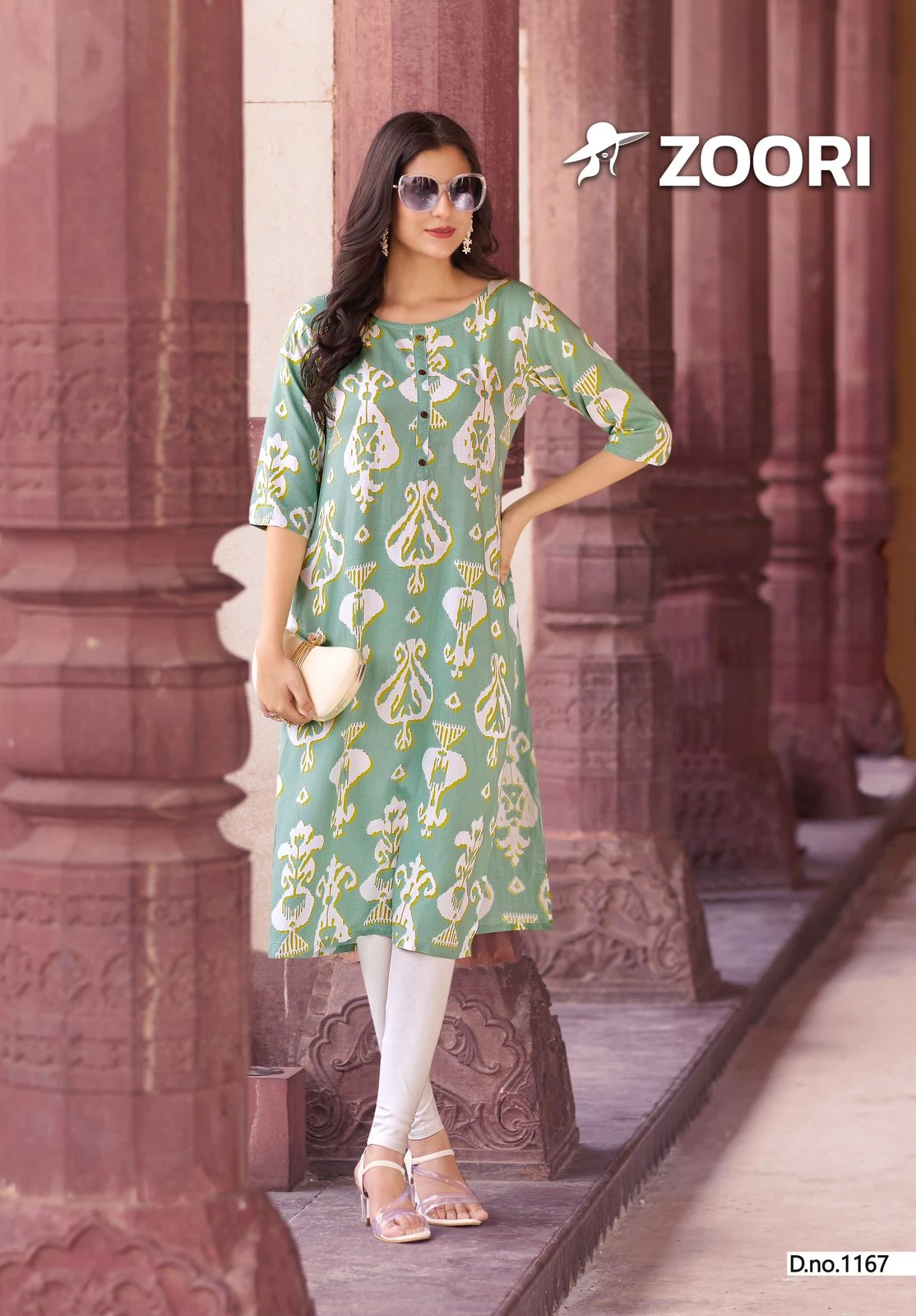 Zoori Akshara Vol 28 Rayon Print Wholesale Fancy Kurtis Catalog — Wholesale Kurtis, MPA wholesale from Surat - Gallery Image 5